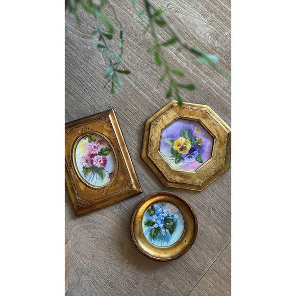 Vintage Original Painting Signed Floral Painting - Picture 3 of 4